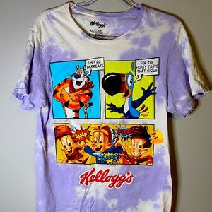 TyeDye Kellogg’s Cereal Short Sleeve